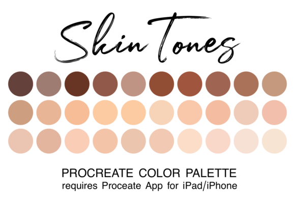 Download Skin Tones Procreate Color Palette - Palette Collection
