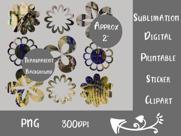 Download Neutral Tones Collage Sublimation Flower - Neutral tones Collection