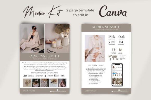 Download Neutral Tones Influencer Media Kit - Neutral tones Collection