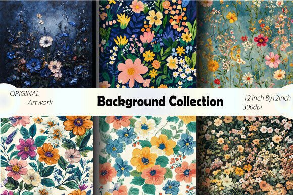 Download Floral Background Aesthetic Seamless Art - Premium Resources